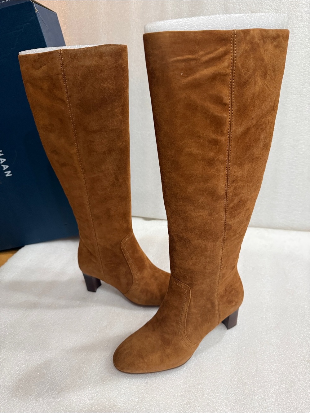 Cole Haan Women's Grand Ambition 2.0 Autumn Boots, Tobacco Suede, 5-B US